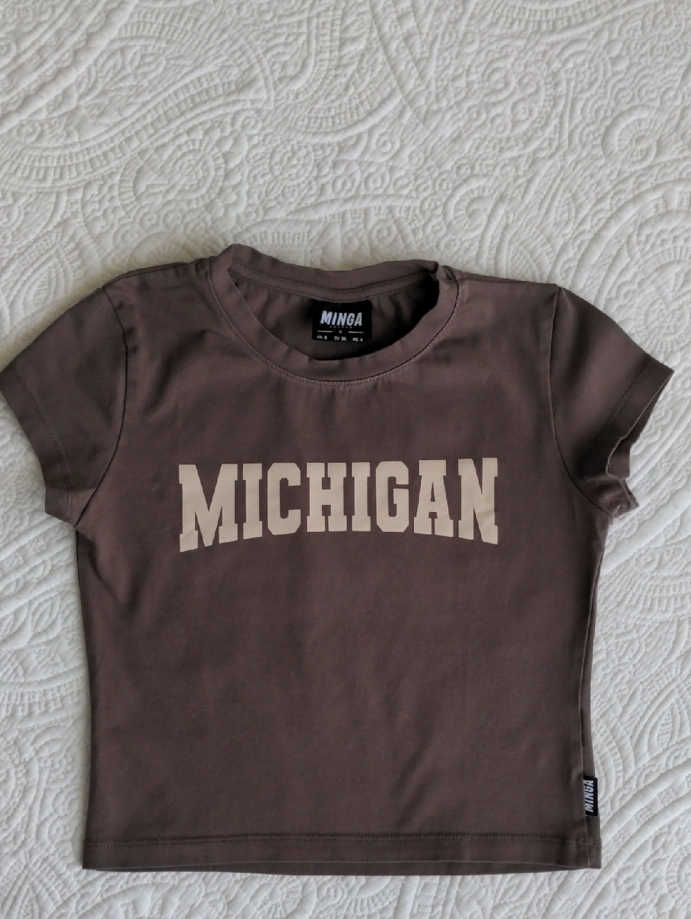 Minga London Brown "Michigan" Graphic Tee